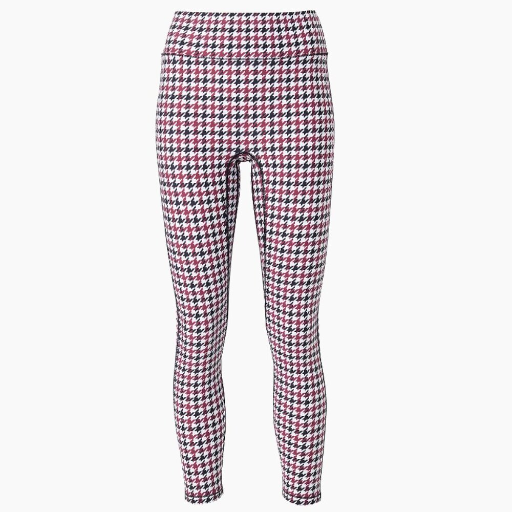 Bandier Center Stage Houndstooth Leggings (M) NWT